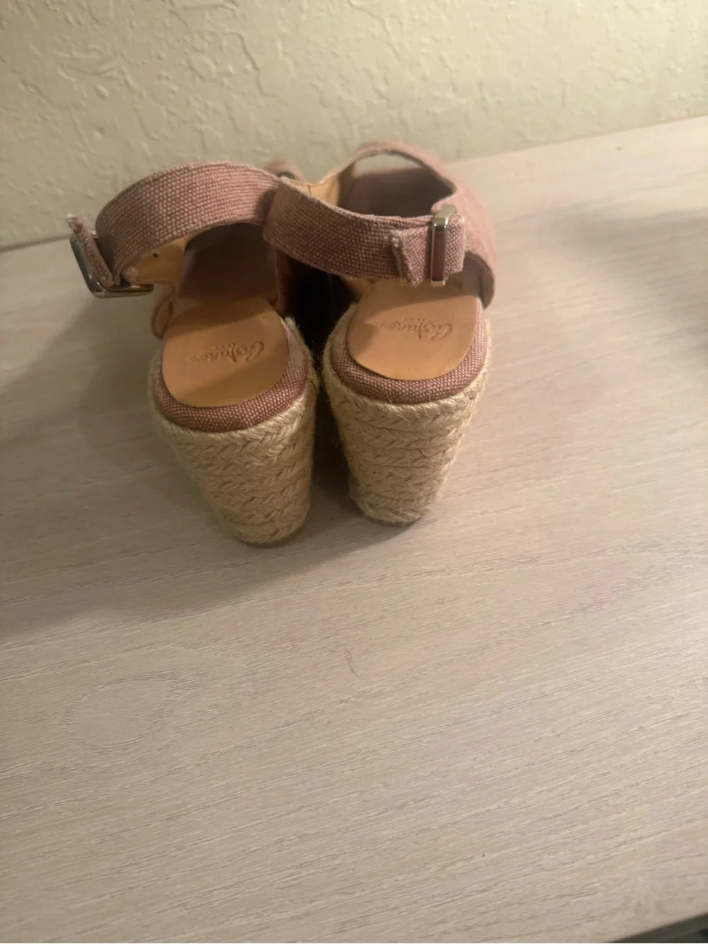 Castaner dolsalia  dusty pink espadrille 36/6 like new